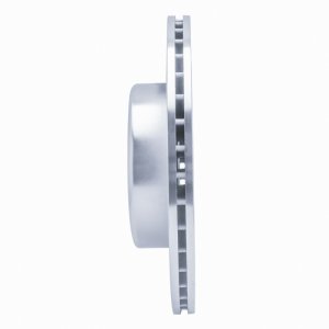 BMW 528i Brake Rotor (1) - Front Right - R1 Concepts - Drilled & Slotted - Silver - `11-`16